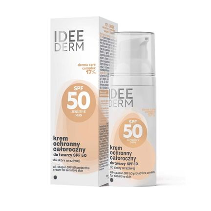 Idee Derm Krem ochronny całoroczny SPF 50, 50 ml - zdjęcie produktu