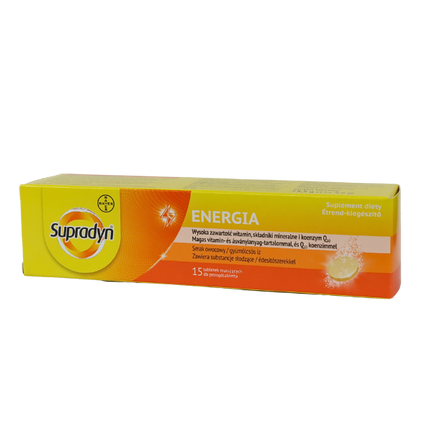 Supradyn Energia, tabletki musujące, 15 sztuk - zdjęcie produktu