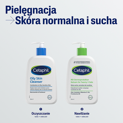 Cetaphil Oily Skin, oczyszczający żel do skóry tłustej, 236 ml 