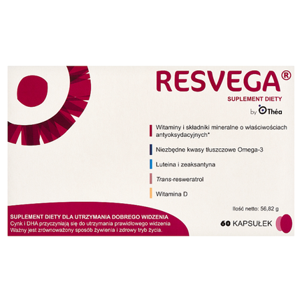 Resvega, 60 kapsułek - zdjęcie produktu
