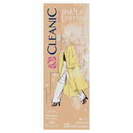 Cleanic Pure Cotton, wkładki higieniczne, 20 sztuk