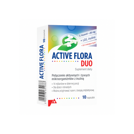 Active Flora Duo, 10 kapsułek - zdjęcie produktu