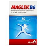 Maglek B6, 51 mg Mg2+ + 5 mg, 50 tabletek