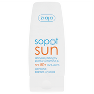 Ziaja Sopot Sun, antyoksydacyjny krem z witaminą C SPF 50+, 50 ml