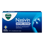 Nasivin Zatoki i Katar, 200 mg + 30 mg, 12 tabletek powlekanych