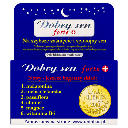 Dobry sen forte, 30 tabletek - SUPLEMENT DIETY