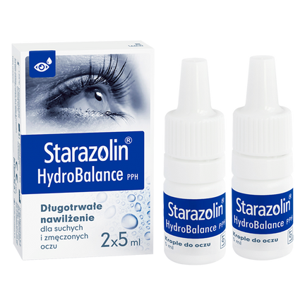 Starazolin HydroBalance PPH krople do oczu, 2x5 ml - WYRÓB MEDYCZNY