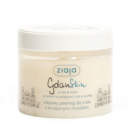 ZIAJA Ziaja GdanSkin, olejowy peeling do ciała z kruszonymi muszlami, 300 ml — Składniki i ocena