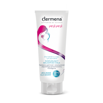 PHARMENA Dermena Mama, nawilżający balsam do ciała, 200 ml — Składniki i ocena