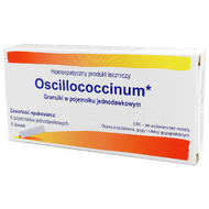 Boiron Oscillococcinum, 6 pojemników jednodawkowych (import równoległy Delfarma)