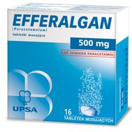 Efferalgan 500 mg, 16 tabletek musujących