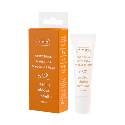 ZIAJA Ziaja, Peeling do ust słodka mirabelka, 12 ml — Składniki i ocena