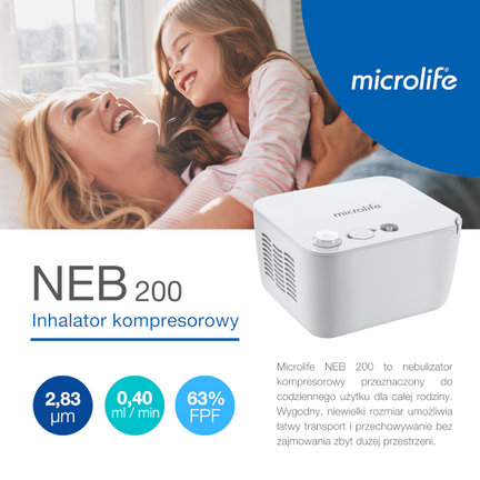 Microlife NEB 200, inhalator kompresorowy