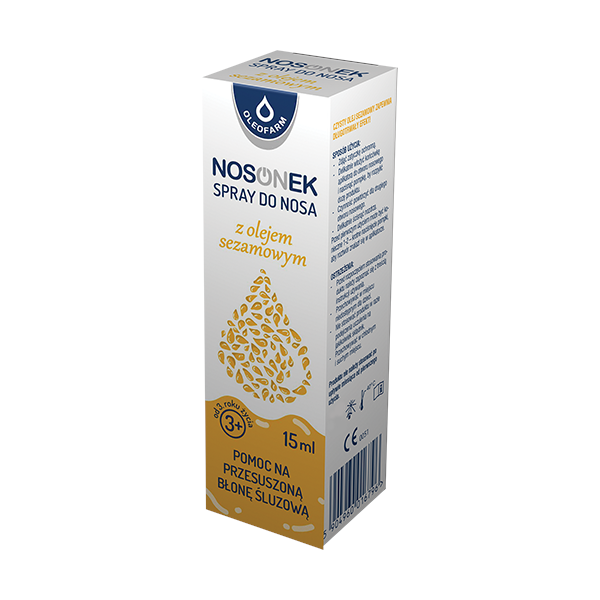 Nosonek, spray do nosa z olejem sezamowym, 15 ml