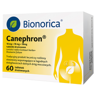 Canephron, 18 mg +18 mg + 18 mg, 60 tabletek drażowanych