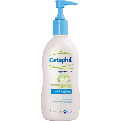 GALDERMA Cetaphil Restoraderm, balsam do nawilżania twarzy i ciała,  295 ml