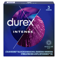 Prezerwatywy Durex Intense, 3 sztuki