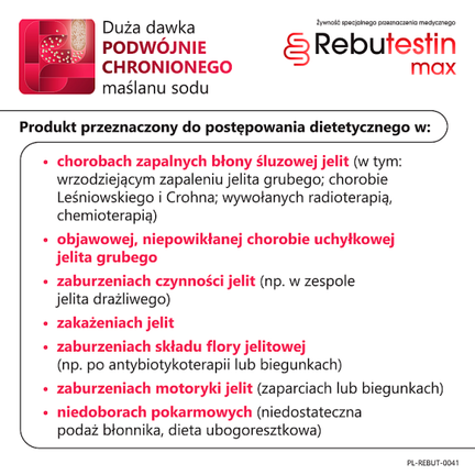Rebutestin max, 60 kapsułek - RECORDATI