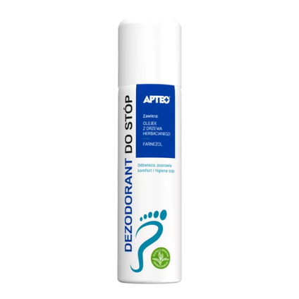 SYNOPTIS PHARMA Dezodorant do stóp APTEO, 150 ml — Składniki i ocena