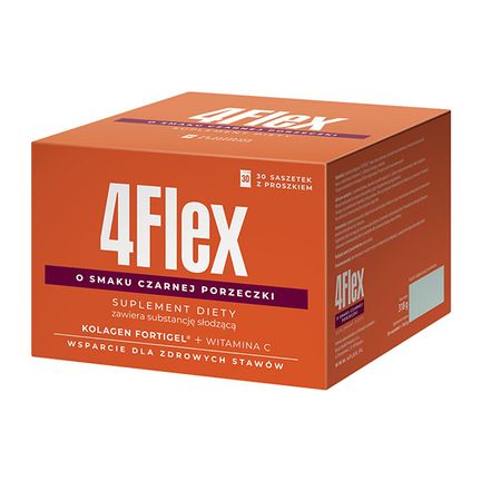 4Flex, smak czarnej porzeczki, 30 saszetek - zdjęcie produktu