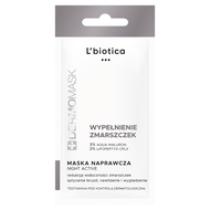 L'BIOTICA Dermomask Night Active, maseczka wypełniająca zmarszczki, 12 ml