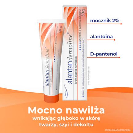 Alantandermoline, krem głęboko nawilżający, 50 g - KOSMETYK