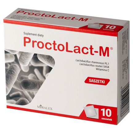 ProctoLact-M, doustny probiotyk proktologiczny, 10 saszetek - SUPLEMENT DIETY