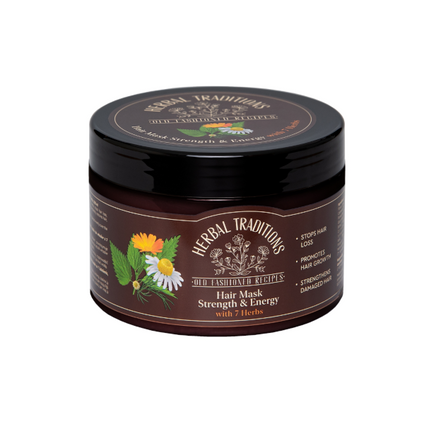 ELEVITA Herbal Traditions, Strenght &amp; Energy, maska do włosów z 7 ziołami, 300 ml — Składniki i ocena