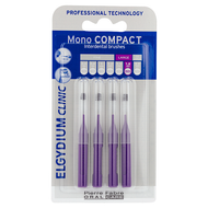 Elgydium Mono Compact 5, szczoteczki międzyzębowe, fioletowe