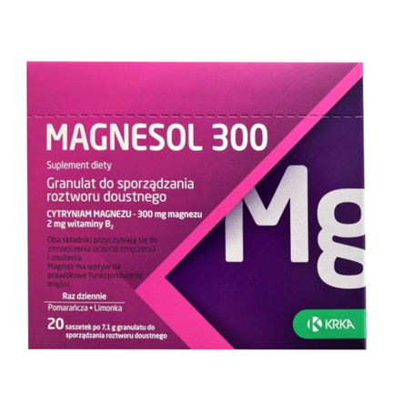Magnesol 300, 20 saszetek - zdjęcie produktu