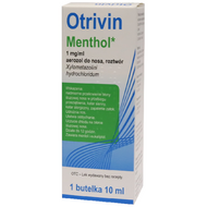 Otrivin Menthol 1 mg/ml, aerozol do nosa, 10 ml (import równoległy Pharmapoint)