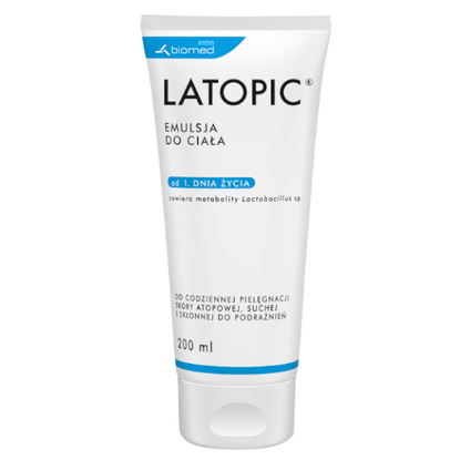 BIOMED KRAKÓW Latopic, emulsja do ciała, skóra atopowa i sucha, 200 ml — Składniki i ocena