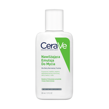 CeraVe, nawilżająca emulsja do mycia, 88 ml - zdjęcie produktu