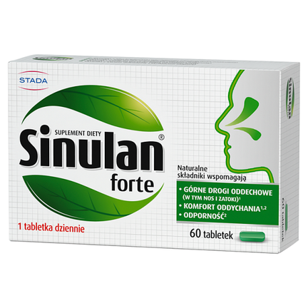 Sinulan Forte, 60 tabletek - SUPLEMENT DIETY