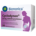 Cyclodynon 20 mg, 30 tabletek powlekanych - PRODUKT LECZNICZY NIEREFUNDOWANY OTC