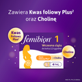 Femibion 1 Wczesna ciąża, Kwas Foliowy Plus, 28 tabletek - 5907589874686