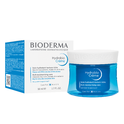 Bioderma Hydrabio Creme, bogaty krem głęboko nawilżający, 50 ml - zdjęcie produktu