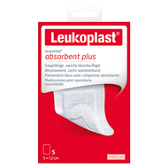 Opatrunek Leukoplast LEUKOMED absorbent plus, 5 cm x 7,2 cm, 5 sztuk
