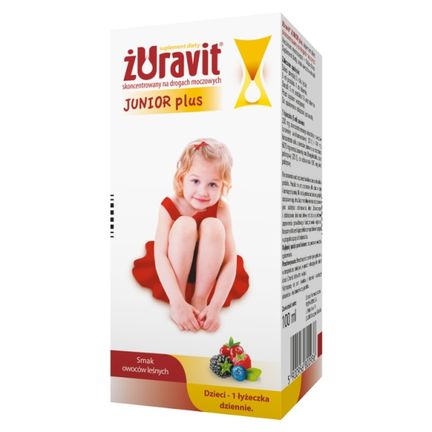 Żuravit Junior Plus, syrop, 100 ml - zdjęcie produktu
