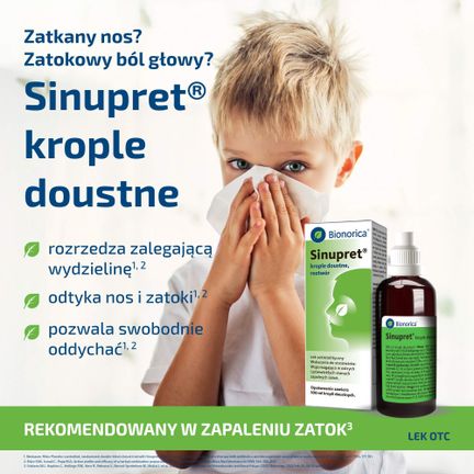 Sinupret, krople, 100 ml - 5909990763719