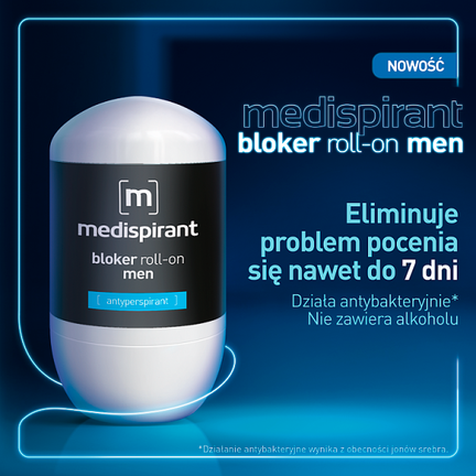 Medispirant bloker roll-on men, 40 ml - DEZODORANT