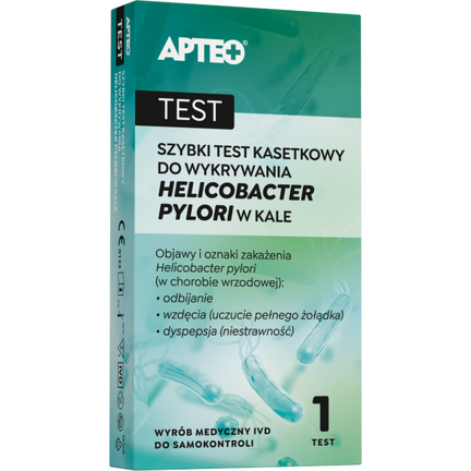 APTEO, test Helicobacter pylori z kału, 1 sztuka - zdjęcie produktu