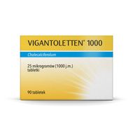 Vigantoletten 1000, 1000 j.m., 90 tabletek