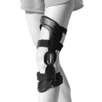 Orteza jednoszynowa stawu kolanowego, lewa, rozmiar XL - zdjęcie produktu