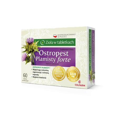 Ostropest Plamisty Forte 110 mg, 60 tabletek - zdjęcie produktu