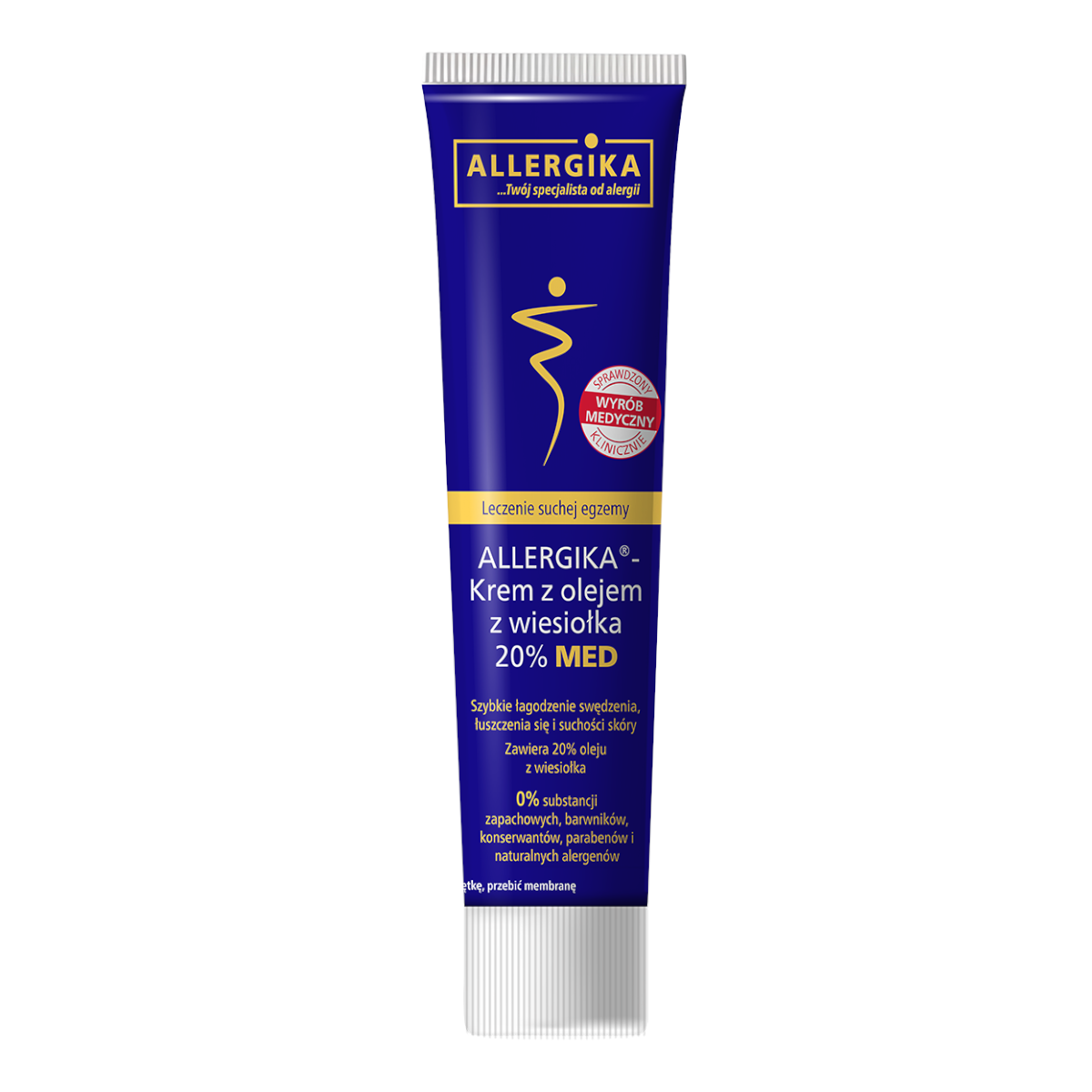 Allergika Krem z olejem z wiesiołka 20% MED, 100 ml
