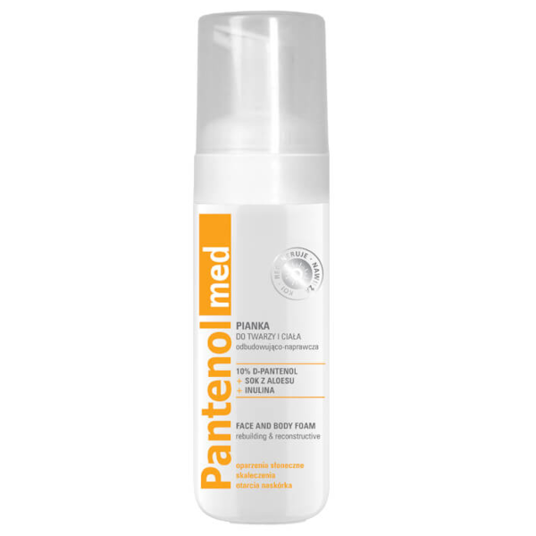 Pantenol, pianka odbudowująco-naprawcza, 150 ml