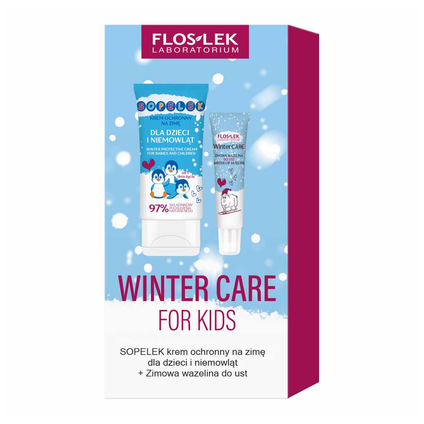 FLOS-LEK Flos-lek Winter Care for kids, krem ochronny, 40 ml + wazelina do ust, 10 g — Składniki i ocena