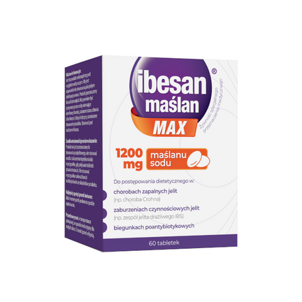 Ibesan Maślan Max, 60 tabletek - zdjęcie produktu
