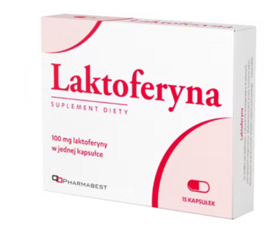 Laktoferyna, 15 kapsułek